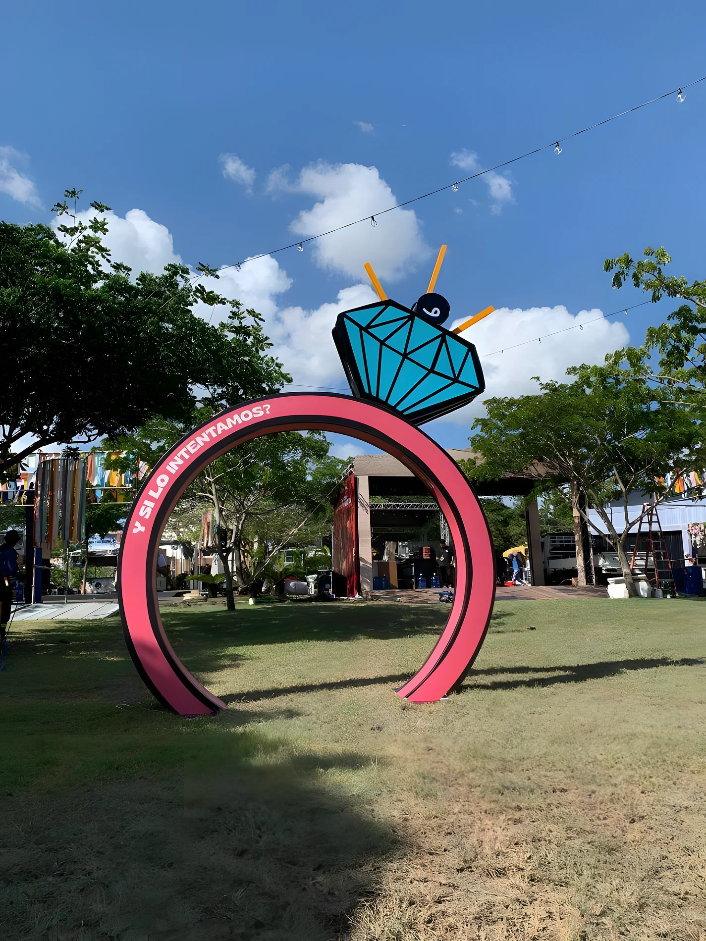 Infraestructura modular fabricada para Bocao Food Fest