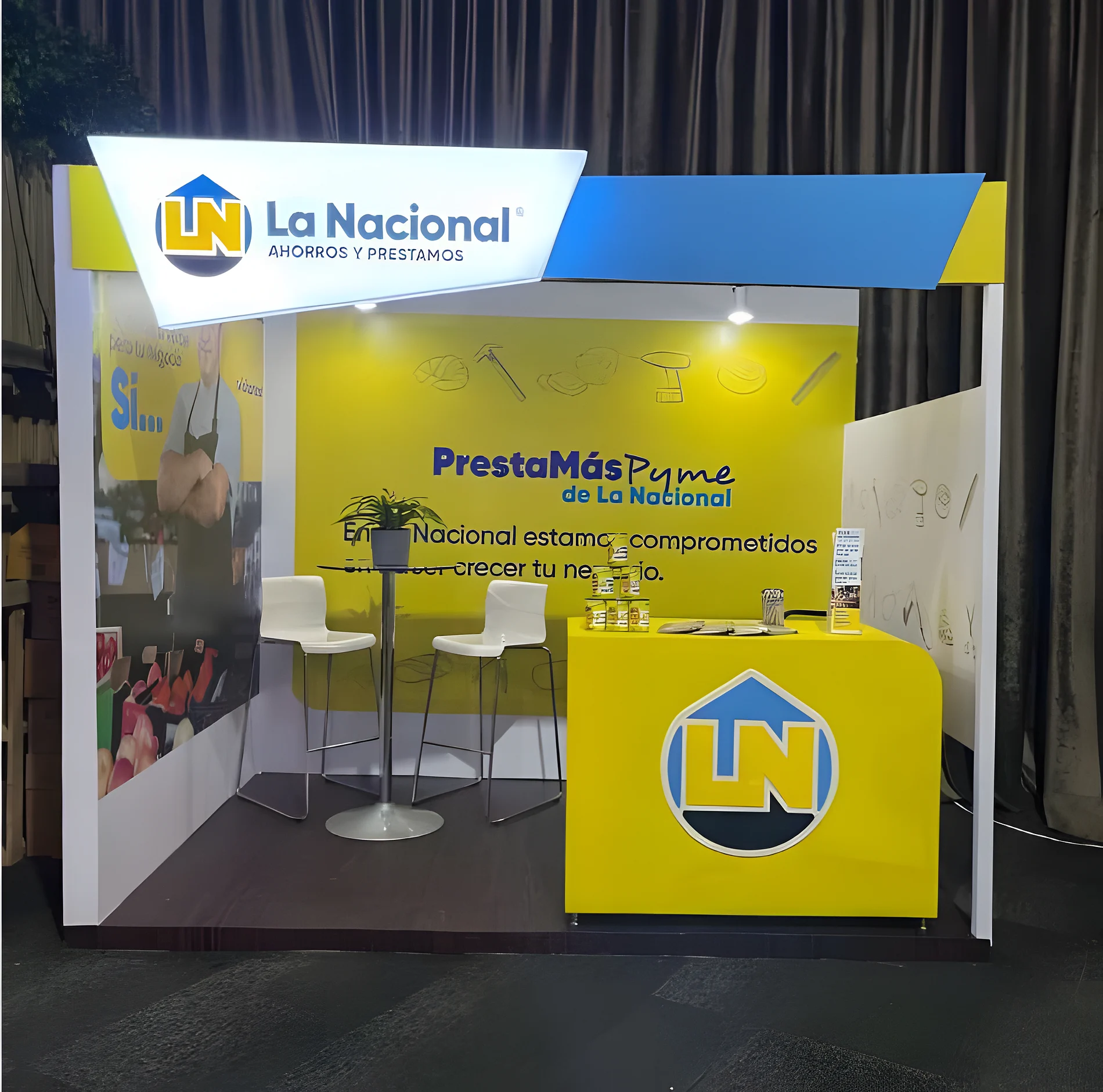 Material de trade marketing para Asociación La Nacional